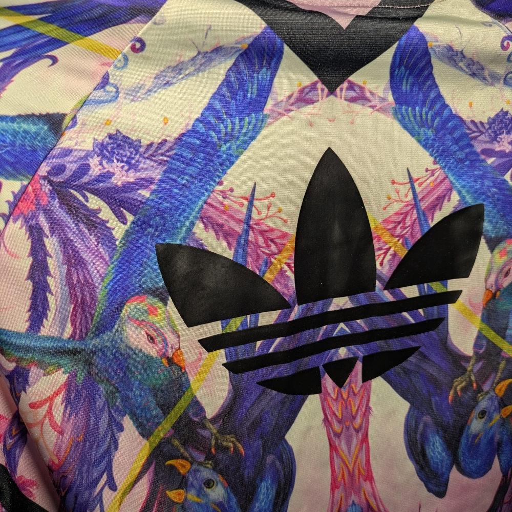 Adidas Colorful Floral Pattern Jacket - Picture 7 of 8